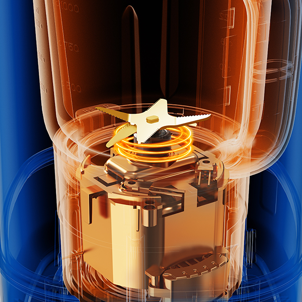 Медведь с низким уровнем шума 800 мл блендера